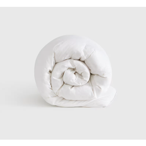 CozyLux White Comforter King Size,  Solid Breathable Quilted Boho Style Bedding Comforter, Luxury Fluffy Soft Microfiber Comforter for All Season