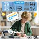 SMIESSKIDDO Robotic Mechanical Hand STEM Toy for Kids 8 9 10 11 12 13 14 | Parents Choice Award Winner | Kids Birthday Gift | DIY Engineering Kit for 8-14 Years Old Boys & Girls - White