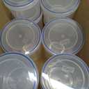 Lock & Lock Easy Essentials Food Storage Bin Set/Airtight Container Lids/BPA-Free/Dishwasher Safe, 20 Piece, Clear