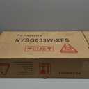 TEENFON Pedestal Sink Storage Cabinet with 2 Doors and Drawer, Bathroom Sink Cabinet, Under Sink Storage with U-Shape Cut-Out, White