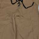 Boys Kids Renaissance Pirate T Shirts Viking Medieval Sleeveless Lace Up Costume Scottish Cotton Tank Tops (10-12 Years, Brown)