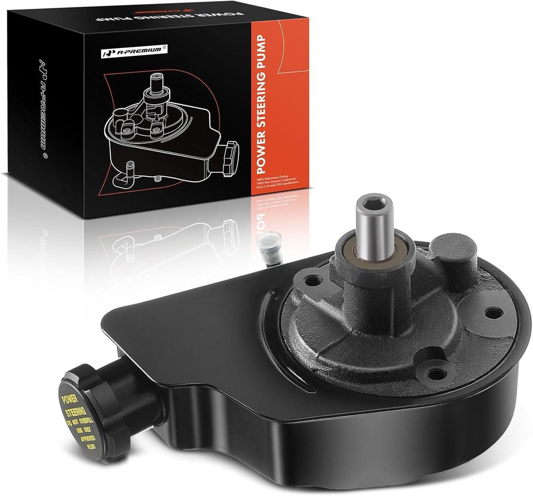 A-Premium Power Steering Pump with Reservoir Compatible with Chevrolet & GMC & Cadillac - 1997-2002 - Escalade EXT, C1500 Suburban, Suburban 1500, C2500 Suburban, K2500 Suburban, Tahoe, Yukon XL 1500