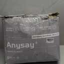 Heated Electric Blanket Queen Size - 84" x 90" Heating Blanket with Dual Control, 10 Heating Levels & 8 Hours Auto Off, Soft Warm Flannel Blanket, Christmas Birthday Gifts for Senior Grandma (Ash Gray)