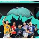 Dude Perfect Mini Sports Balls, Kids and Adults Multi-Pack Sports Ball Set, Indoor and Outdoor Play, Includes Football, Basketball and a Soccer Ball