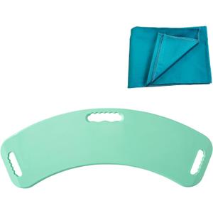Transfer Board with Slide Sheet, FSA Eligible, Slide Assist Device for Transferring or Seniors from Wheelchair to Bed, Toilet, Tub, Car (Transfer Board + Slide Sheet28"x28")Patented Product