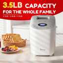 Davivy 3.5 lb Large Capacity Bread Maker with 2 Kneading Paddles