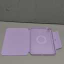 SPARIN Case for iPad mini 7 A17 Pro 2024/iPad Mini 6 2021 8.3 Inch, Detachable Magnetic Cover, Portrait/Landscape Stand with Pencil Holder, Support Auto Wake/Sleep (Purple)