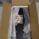 WOPITUES Floating Shelves with Black Metal Guardrail, Shelves for Wall Decor Set of 3, Wall Shelves for Bedroom, Bathroom, Kitchen, Living Room, Plants, Picture Frames, Art- Black (15.7 Inch)