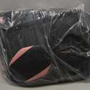 Huidasource Seat Covers, Nappa Leather Car Seat Cover with Lumbar Support, Ventilation Holes, Velcro Adjustable, Airbag, Full-Coverage Seat Covers, Universal Fit for Most Cars SUV Trucks, Black＆ Pink