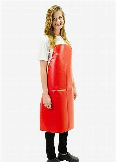 Backpack Water Proof Apron Thickened Kitchen Aprons to Cut Easy to Clean Work Apron Increased Wider Not Strangling The Neck Keep Clean, Red,