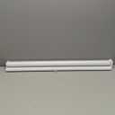 SEEYE Cordless Zebra Blinds for Window, French Door Blinds Free-Stop Roller Window Shades with Valance 35" W x 90" H, Light Filtering Window Treatment Sheer Blinds & Shades Easy to Install, White