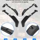 Fender Flares for Can Am Outlander 500 700 G3L/Max/PRO/Max PRO 2024-2025 Accessories, Heavy Duty Combined Full Coverage Extended Front & Rear Mud Guards Mud Flap Fender Flaps