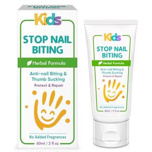 Nail Biting Prevention, Nail Biting Treatment for Kids & Adults, Natural Thumb Sucking Deterrent Cream 