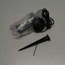 LED Spot Lights Indoor Spotlight Lamp 3W Up Lights Indoor Accent Lighting for Plants 120V Warm White Uplighting Decor US 2-Plug 6 FT Cord with Floor Foot Switch (2 Pack with Base and Stake)