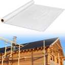 4 120 ft House Wrap, Durable Water-Resistant Weather Barrier Membrane for Home Building, Breathable Wrb for Walls and Siding for Home Waterproofing