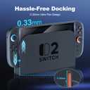 Tempered Glass Screen Protector Compatible with Nintendo Switch 2 2025, Switch 2 Accessories with Auto-Alignment OneTouch System, Bubble Free, 9H Hardness Anti-Scratch, Anti-Fingerprint, Transparent HD Clear[2 Pack]