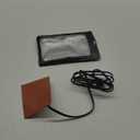 Engine Block Heater Oil Pan Heater Pad with Thermostat 120V 150W 4 X 5 Inch 3M Self-adhesive Metal Surface Dipstick Engine Block Gear Box Heater Silicone Heating Pad with 68 Inch Power Cord