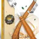 2pcs Set Bread Lame with 5 Blades  Sourdough Scoring Tool Set with Straight & Curved Scoring Knife for Sourdough and Bread Baking, Dough Scorer, Bread Scoring Tool, Bread Baking Supplies