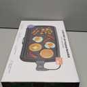 Chefman XL Electric Griddle with Removable Temperature Control, Immersible Flat Top Grill, Burger, Eggs, Pancake Griddle, Nonstick Extra Large Cooking Surface, Slide Out Drip Tray, 10 x 20 Inch