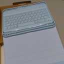 CHESONA Keyboard Case for iPad (A16) 11th/10th Generation (2025/2022), Detachable Wireless Keyboard, Stand Folio Keyboard Cover with Pencil Holder, Thin & Light (Light Blue)