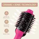Umeely Hair Dryer Brush Blow Dryer Brush in One, Upgraded 4 in 1 Hair Dryer and Styler Volumizer with Negative Ion Anti-frizz Ceramic Titanium Barrel Hot Air Hair Straightener Brush