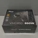 Rosewill VMG 850W 80+ Gold, ATX 3.0 & 3.1 Compatible, Full Modular Low-Noise Power Supply, PCIe 5.1 12V-2x6 Connector, 100% Japanese Electrolytic Capacitor, 120mm FDB Silent Fan