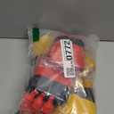 Junkin 6/8/10 Players Flag Football Sets Adjustable Football Belts and Flags for Youths Teens Kids Adults Players Sports Team (Red, Yellow)