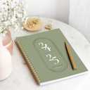 Rileys Academic Planner 2025-2026, Daily, Weekly & Monthly Planner, July 2025 - June 2026, Student Notes Pages, Twin-Wire Binding, Weekly Agenda for School & Work (8.5 x 11-Inches, Green)