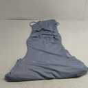 EYNMIN Women's Sleeveless Bodycon Corset Maxi Dress Spaghetti Strap Ruched Elegant Evening Wedding Guest Long Formal Dresses Medium, Blue Grey 