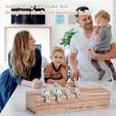 6th Anniversary Idea, 6 Years We Made A Family Resin Ornament - Gifts for Her/Him Anniversary or Wedding Gifts for Wife, Husband(2 Children)