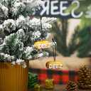 10 Pcs Pullcrease 3D Christmas Hanging Ornament Christmas Tree Ornaments Xmas Hanging Decoration for Xmas End of The Year Gifts