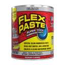 Flex Paste, Waterproof Paintable Putty, Spackle Sealant, Fill Gaps Cracks Holes - Block Out Water and Air - UV Resistant - Walls, Drywall, EPDM, Concrete, Roof, RV Repairs, Clear, Quart