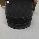 Delifox Inclined Desk File Organizer, 5-Section Vertical File Folder Holder Stand Metal Rack File Sorter for Office Classroom Desktop Organization (Black, 1Pack)