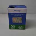 50 Pack (100-Piece) 32 oz Meal Prep Containers Reusable with Easy Open Lids, Sturdy Leakproof Food Safe, Microwave Freezer Dishwasher Safe, To Go Take Out Plastic Food Storage Pans with Lids, Black