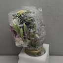 MARTINE MALL Fake Flowers in Vase with Lights, Faux Flowers in Vase, Dahlia Artificial Flowers in Vase Centerpiece Table Decorations Artificial Flower Arrangement for Home Dining Room Farmhouse