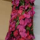 2 PCS 50 Inch Silk Bougainvillea Artificial Flowers, Faux Triangle Plum FlowersFake Bougainvillea Vine, Using for Wedding Porch Home Centerpieces Party Garden Indoor Outdoor Spring Decor (Fuchsia)