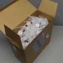 Jinei 24 Pcs 8 oz Empty Plastic Spray Bottle Bulk with Trigger Sprayers Pet Adjustable Head from Fine to Stream Refillable for Hair Plants Cooking Pets, No Leakage(Clear)