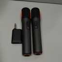 JBL PartyBox Wireless Mic - 2X Digital Wireless Microphones, Rechargeable Battery (20hrs - 700mAh), Clear Voice, Crisp Sound, Stable 2.4GHz Connection, Compatible with All PartyBox Speakers (Black)