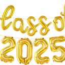 KatchOn, Gold Class of 2025 Balloons Banner - Script, 16 Inch | 2025 Balloons Graduation, Graduation Decorations 2025 | Class of 2025, Grad Decorations