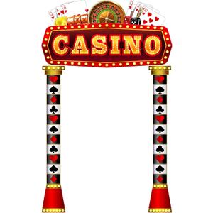 Peryiter 3 Pcs Casino Movie Night Porch Sign Banner Movie Casino Theme Party Decorations VIP Door Entrance Banner Movie Theater Welcome Porch Sign Red Carpet Party Decoration (Casino Night)