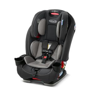Graco SlimFit 3-in-1 Convertible Car Seat, Space Saving Design, Forward & Rear-Facing, Highback Booster Option  Purple