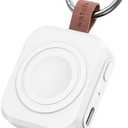 For Samsung Galaxy Watch Charger,1200mAh Portable Charger for Samsung Galaxy Watch 8/8 Classic/7/Ultra/6/6 Classic/5/5 Pro/4/3,Active 2/1 (White)