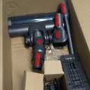 RENDOW Cordless Vacuum Cleaner, 65Mins 550W 45Kpa Stick Vacuum, Self-Standing Vacuum Cleaners for Home with LED Display, Anti-Tangle Rechargeable Vacuum Cordless for Pet Hair/Carpet/Hard Floor