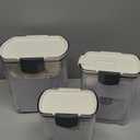 Progressive ProKeeper Baker's Airtight Kitchen Storage Canister Container Set for Flour, Sugar & More, Keeps Ingredients Fresh, with Accessories (Multicolor, 6- Piece)