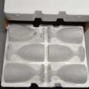 Hobnail Drinking Glasses Goblet Water set of 6, 13 oz Iced Tea Glasses Ideal for Soda Wine Milk Coke Juice and Beer Perfect for Weddings Parties Bars (Crystal Clear)