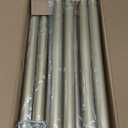 FUTASSI P1 Rolling Clothes Rack, Movable Metal Garment Closet Organizer with Lockable Wheels, Clothing Wardrobe with Double Hanger Rods and Hooks, 35.4" W x 15.7" D x 80.5" H, Load 450lbs, Gold