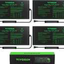 VIVOSUN 4-Pack 10" x 20.75" Durable Waterproof Seedling Heat Mat, UL & MET-Certified Warm Hydroponic Heating Pad for Germination, Indoor Gardening, Greenhouse