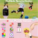 Smart Watch for Kids,1.85" Fitness Tracker with Heart Rate,Sleep Monitor,Built-in AI(Translation/Q&A/Watch Face/Image recognition Smartwatches,NO APP/Phone, Gift for Boys Girls.(Built-in AI, Pink)