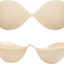 Nimiah Super Thick Adhesive Bra - Instant Volume Sticky Bra for Flat Chest Unisex, Mastectomy, Transgender Beginner