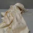 Homecoming Dresses for Teens Knee Length Spaghetti Strap with Pockets Satin Backless Prom Dress (4, Champagne)